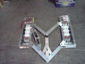 Actuator installed, wires run and ready for electronics.