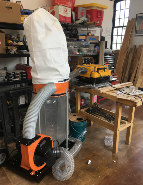 New Planer and Dust Collection Hive76